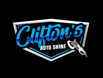 Cliftons Auto Shine logo design by kunejo