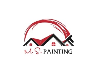 M.S. Painting logo design by AamirKhan
