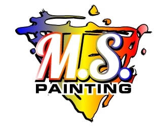 M.S. Painting logo design by J0s3Ph