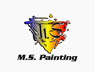 M.S. Painting logo design by berkahnenen