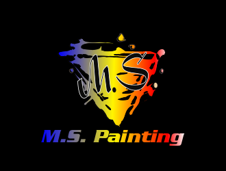 M.S. Painting logo design by berkahnenen