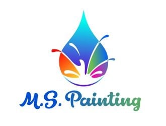 M.S. Painting logo design by b3no