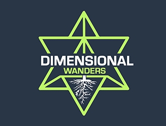 Dimensional Wanders logo design by PrimalGraphics