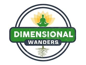 Dimensional Wanders logo design by PrimalGraphics