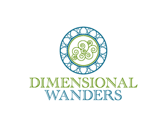 Dimensional Wanders logo design by lestatic22