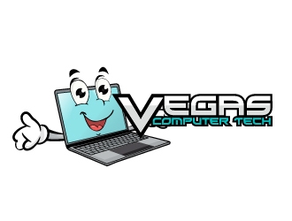 Vegas Computer Tech logo design by AamirKhan