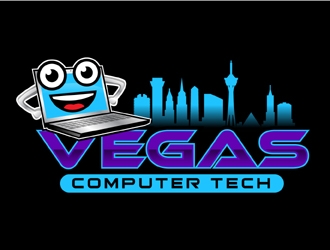 Vegas Computer Tech logo design by MAXR