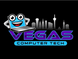 Vegas Computer Tech logo design by MAXR