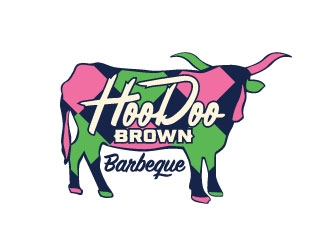 Hoodoo Brown BBQ logo design by maze