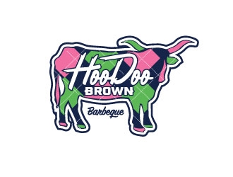 Hoodoo Brown BBQ logo design by maze