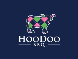 Hoodoo Brown BBQ logo design by maze