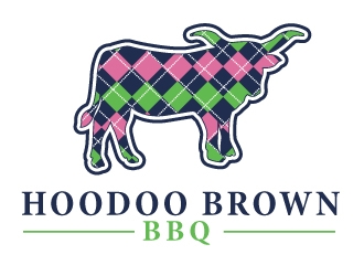 Hoodoo Brown BBQ logo design by MonkDesign