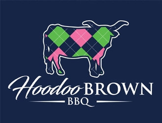 Hoodoo Brown BBQ logo design by MAXR