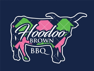 Hoodoo Brown BBQ logo design by MAXR