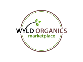 Wyld Organics marketplace logo design by oke2angconcept