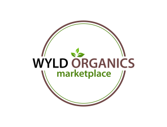 Wyld Organics marketplace logo design by oke2angconcept