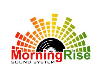 Morning Rise Sound System logo design by alfais