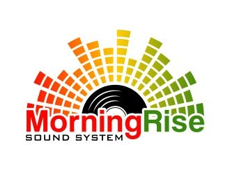 Morning Rise Sound System logo design by alfais