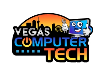 Vegas Computer Tech logo design by jaize