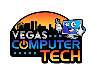 Vegas Computer Tech logo design by jaize