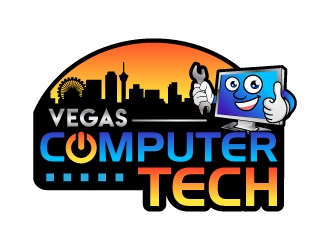 Vegas Computer Tech logo design by jaize