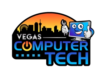 Vegas Computer Tech logo design by jaize