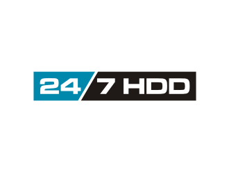 24/7 HDD logo design by rief