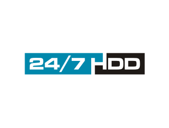 24/7 HDD logo design by rief