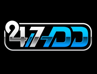 24/7 HDD logo design by DreamLogoDesign