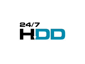 24/7 HDD logo design by PRN123