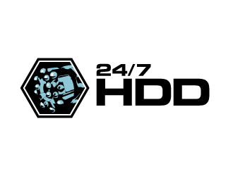 24/7 HDD logo design by PRN123