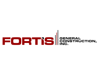 Fortis General Construction, Inc. logo design by p0peye