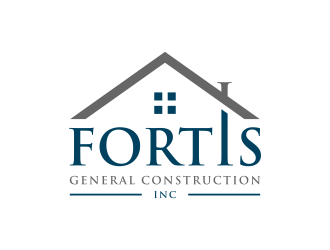 Fortis General Construction, Inc. logo design by p0peye