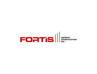 Fortis General Construction, Inc. logo design by haidar