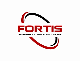 Fortis General Construction, Inc. logo design by Janee