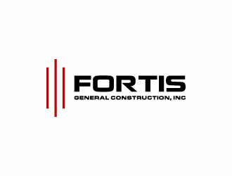 Fortis General Construction, Inc. logo design by Janee