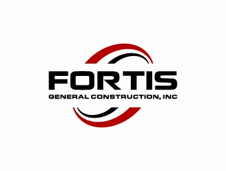 Fortis General Construction, Inc. logo design by Janee