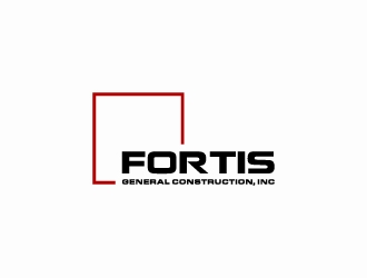 Fortis General Construction, Inc. logo design by Janee