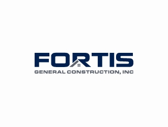 Fortis General Construction, Inc. logo design by Janee