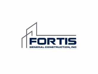 Fortis General Construction, Inc. logo design by Janee