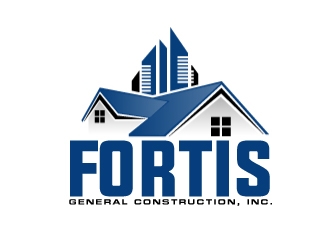 Fortis General Construction, Inc. logo design by AamirKhan