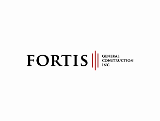 Fortis General Construction, Inc. logo design by Janee