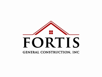 Fortis General Construction, Inc. logo design by Janee