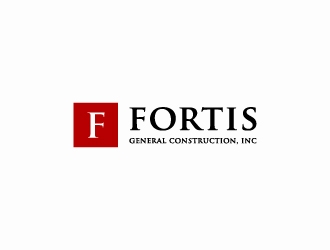 Fortis General Construction, Inc. logo design by Janee