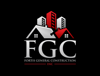 Fortis General Construction, Inc. logo design by hidro