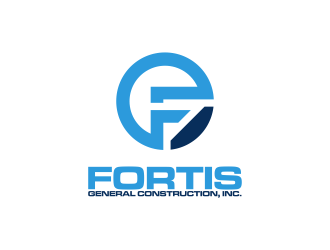 Fortis General Construction, Inc. logo design by sitizen