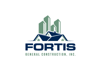 Fortis General Construction, Inc. logo design by PRN123