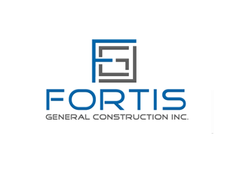 Fortis General Construction, Inc. logo design by megalogos