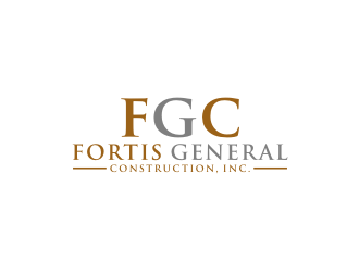 Fortis General Construction, Inc. logo design by bricton