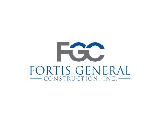 Fortis General Construction, Inc. logo design by maze